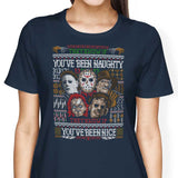 An Ugly Slasher Sweater - Women's Apparel