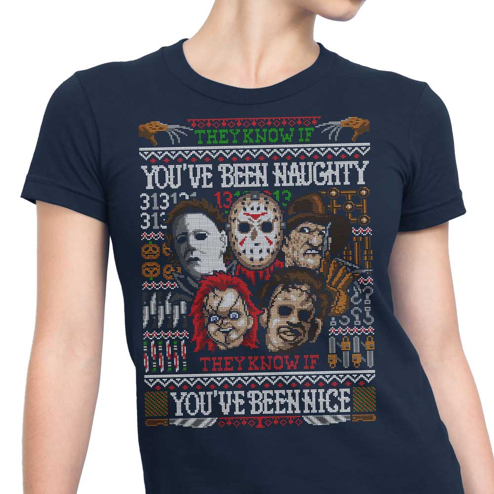 An Ugly Slasher Sweater - Women's Apparel