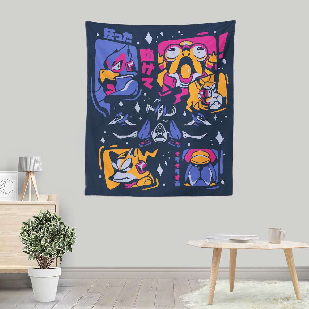 Annoyed Squad - Wall Tapestry