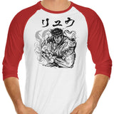 Ansatsuken Copia - 3/4 Sleeve Raglan T-Shirt