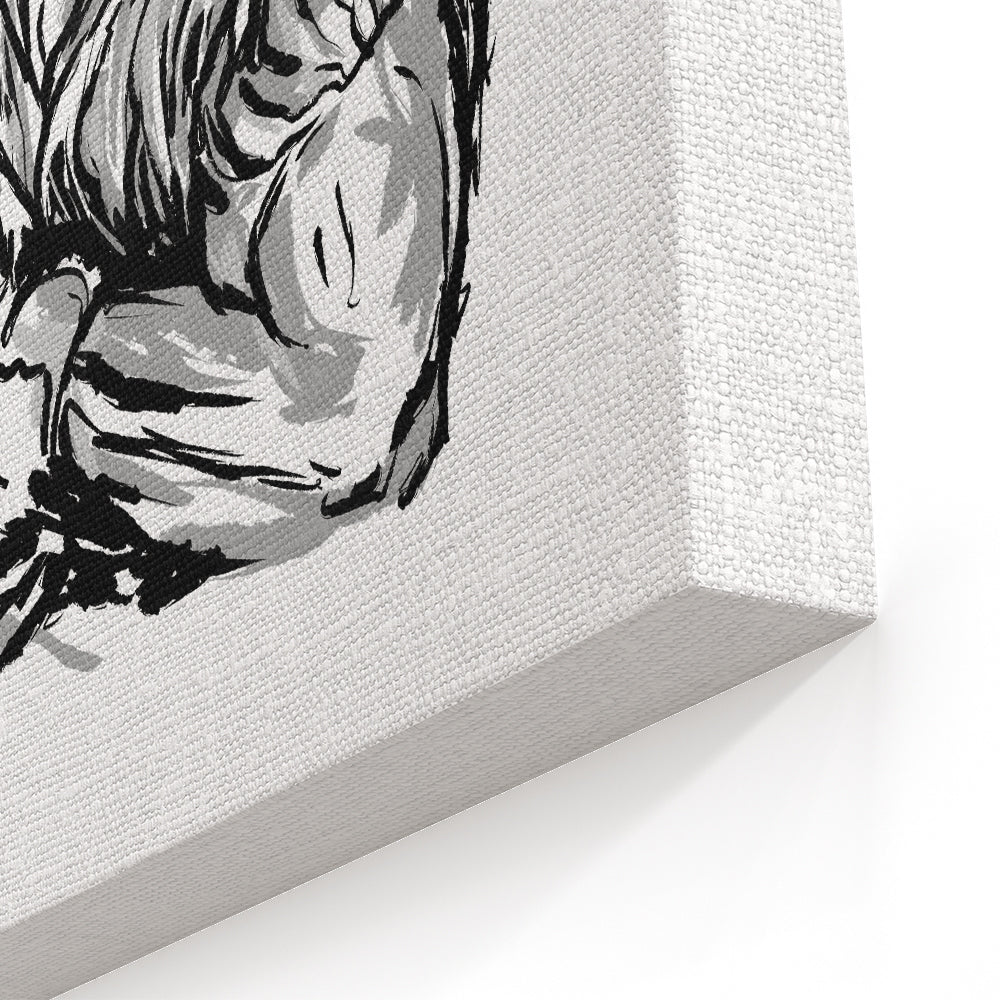 Ansatsuken Copia - Canvas Print