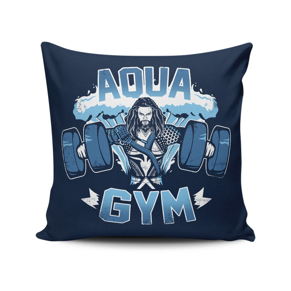 Aqua Gym - Throw Pillow
