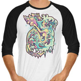 Aquarius - 3/4 Sleeve Raglan T-Shirt