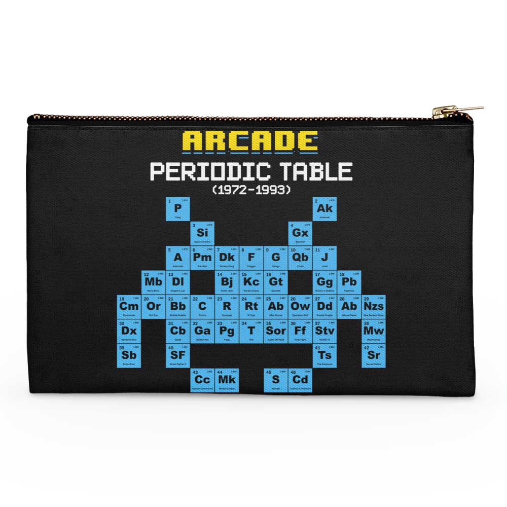 Arcade Periodic Table - Accessory Pouch