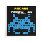 Arcade Periodic Table - Canvas Print