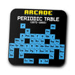 Arcade Periodic Table - Coasters