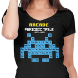 Arcade Periodic Table - Women's V-Neck