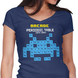 Arcade Periodic Table - Women's V-Neck