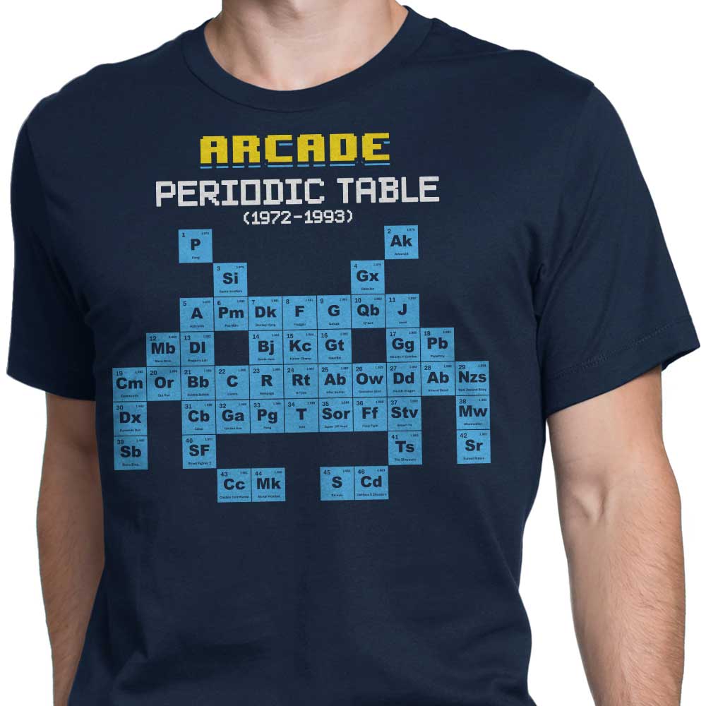 Arcade Periodic Table - Men's Apparel