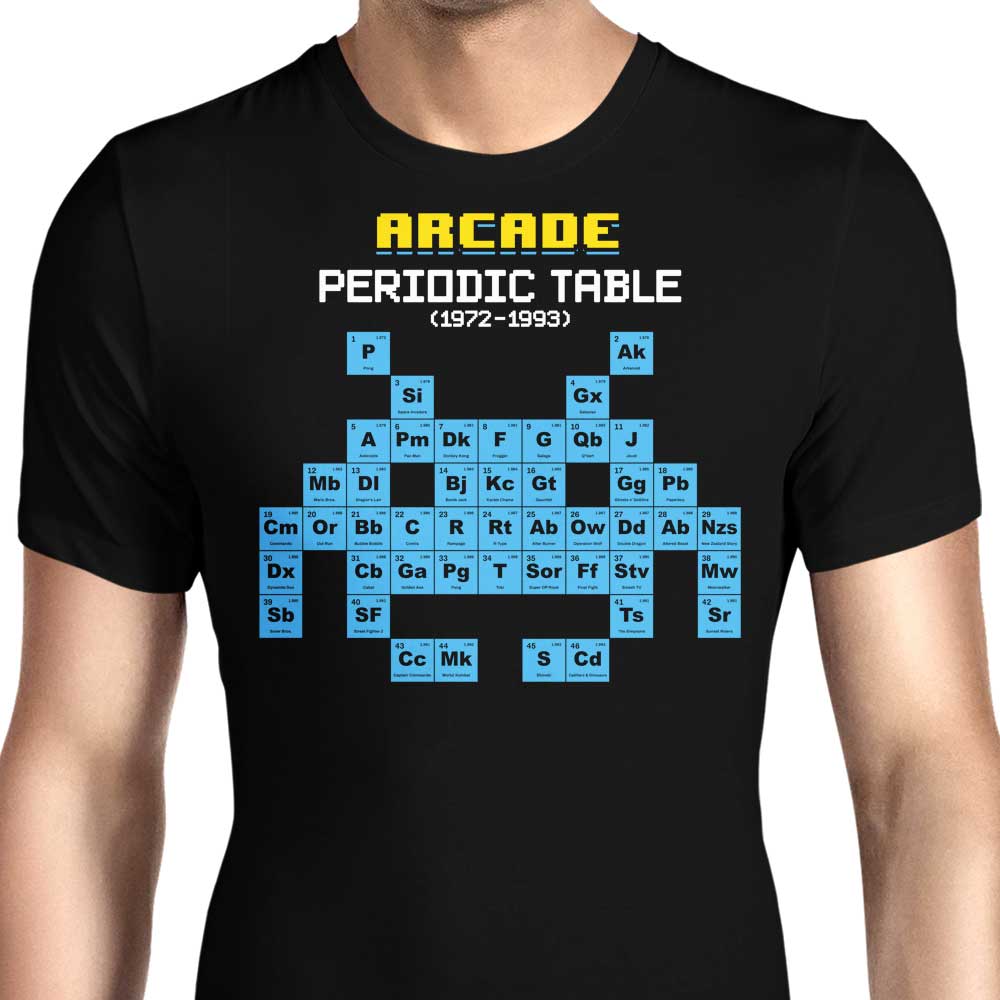 Arcade Periodic Table - Men's Apparel