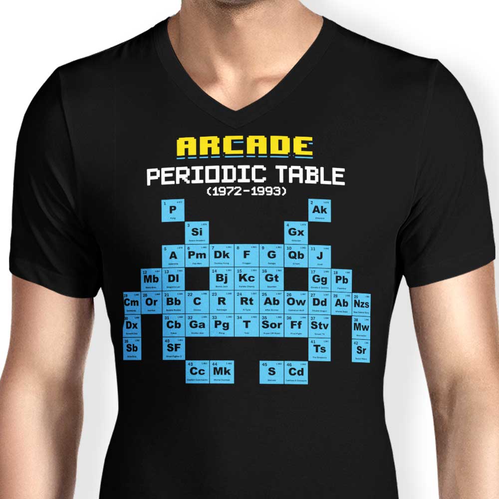 Arcade Periodic Table - Men's V-Neck