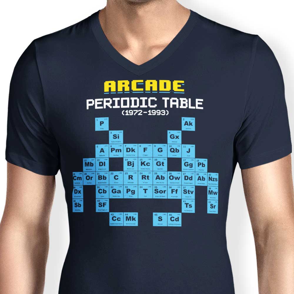 Arcade Periodic Table - Men's V-Neck