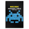 Arcade Periodic Table - Metal Print