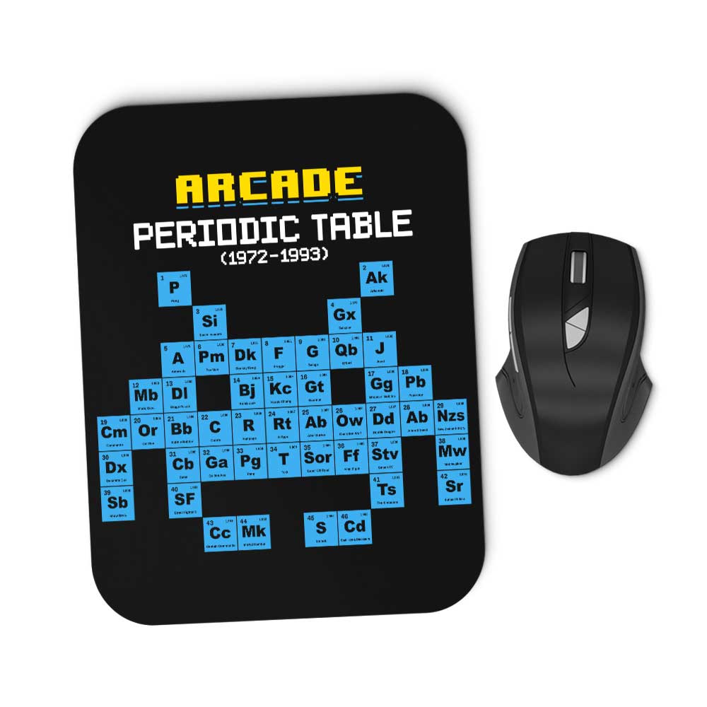 Arcade Periodic Table - Mousepad