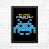 Arcade Periodic Table - Posters & Prints