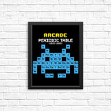 Arcade Periodic Table - Posters & Prints