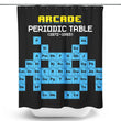 Arcade Periodic Table - Shower Curtain