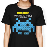 Arcade Periodic Table - Women's Apparel