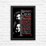 Arya's Prayer - Posters & Prints