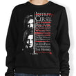 Arya's Prayer - Sweatshirt