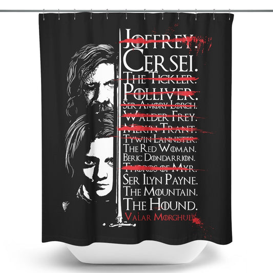 Arya's Prayer - Shower Curtain