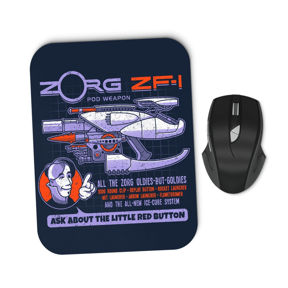 Ask About the Little Red Button - Mousepad