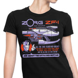 Ask About the Little Red Button - Women's Apparel