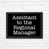 Assistant to the Regional Manager - Posters & Prints