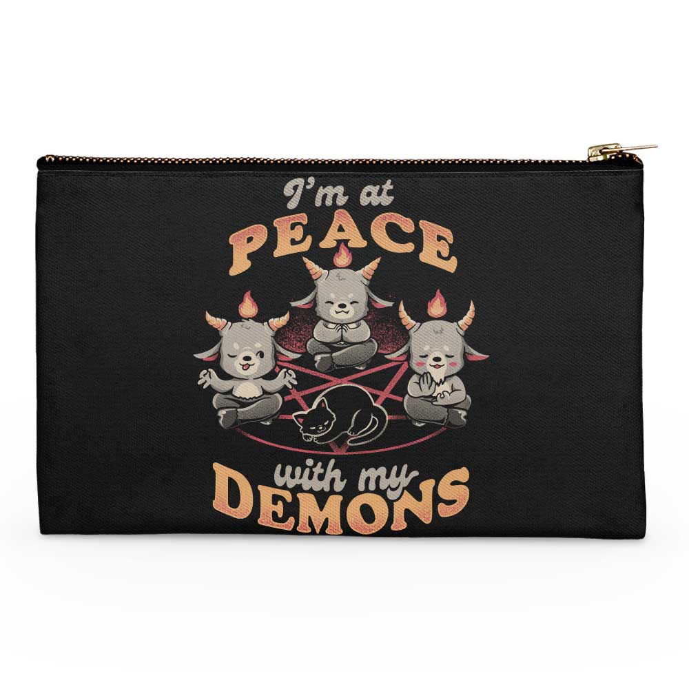 At Peace With My Demons - Accessory Pouch
