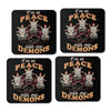 At Peace With My Demons - Coasters