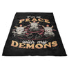 At Peace With My Demons - Fleece Blanket