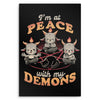 At Peace With My Demons - Metal Print