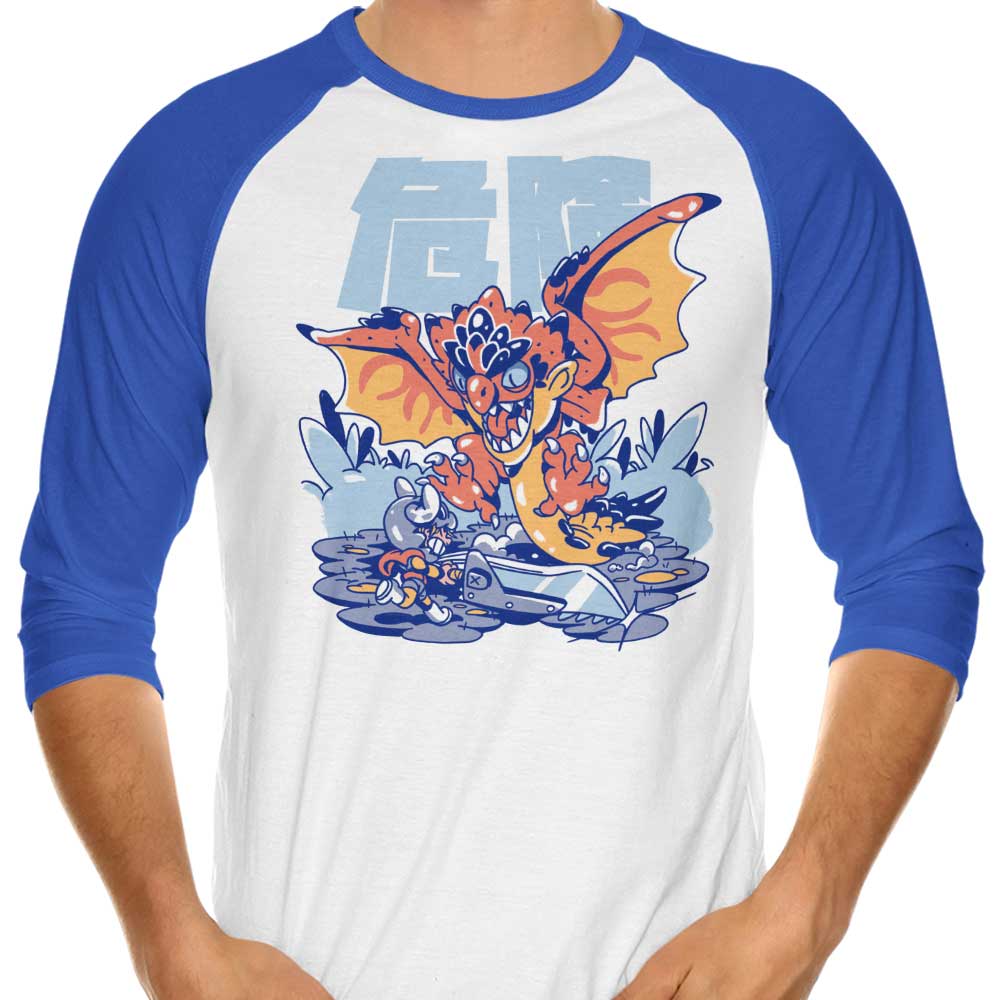 Attack of Rage - 3/4 Sleeve Raglan T-Shirt