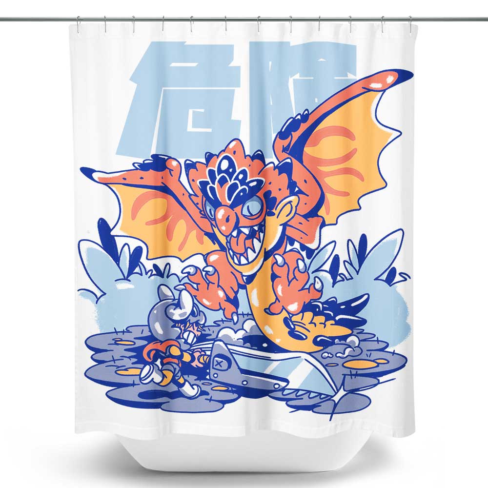 Attack of Rage - Shower Curtain – Once Upon a Tee