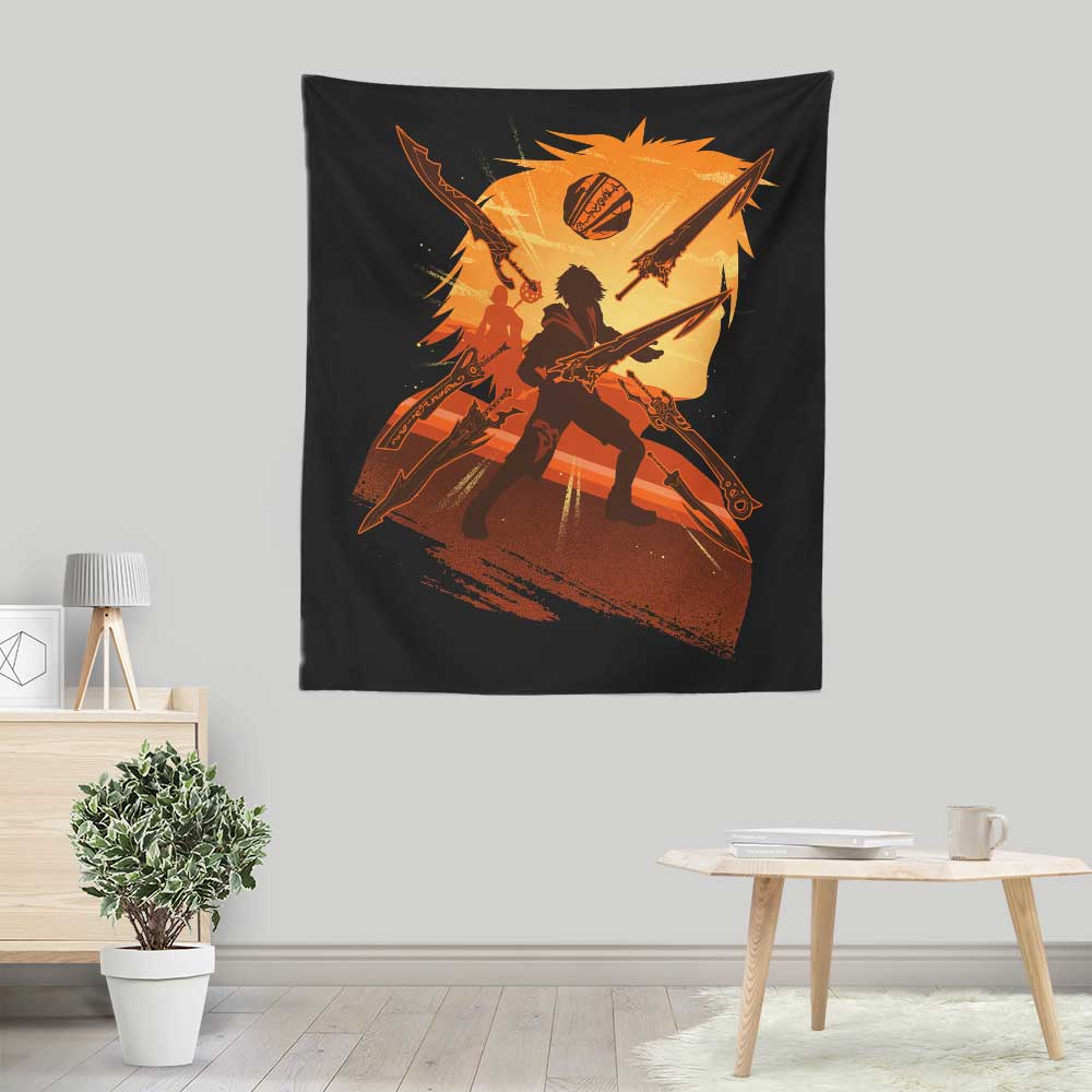 Attack of Tidus - Wall Tapestry