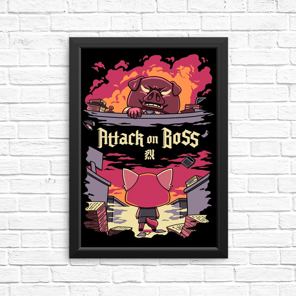 Attack on Boss - Posters & Prints