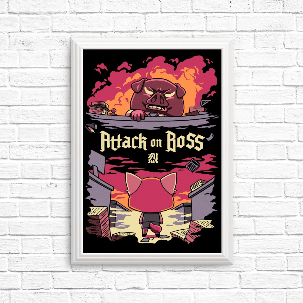 Attack on Boss - Posters & Prints