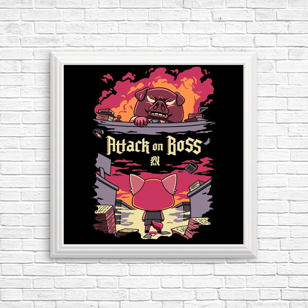 Attack on Boss - Posters & Prints