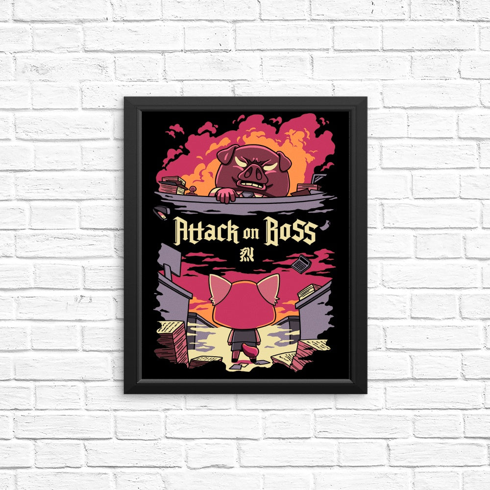 Attack on Boss - Posters & Prints