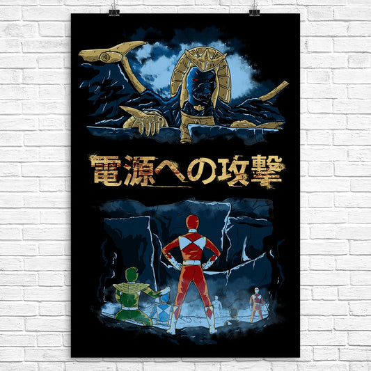 Attack on Goldar - Poster