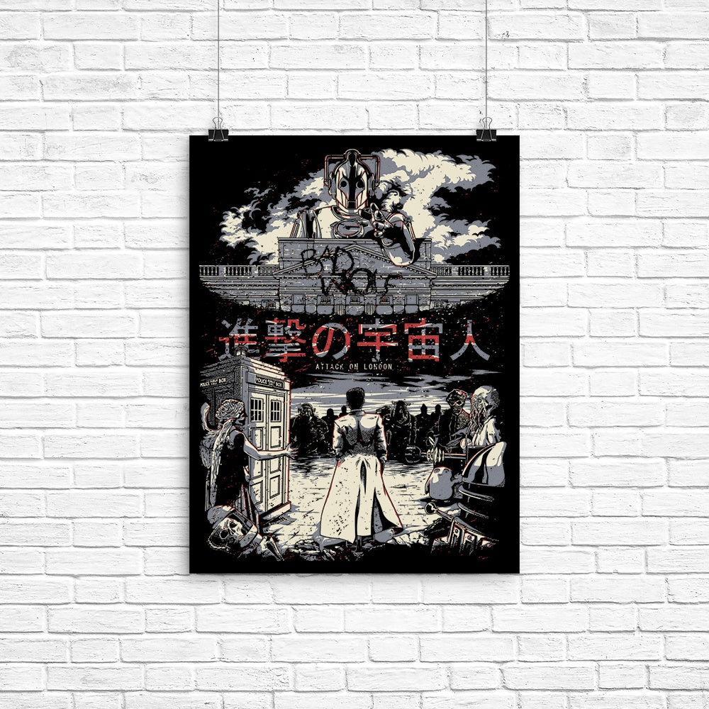 Attack on London - Poster