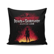 Attack on Taskmaster - Throw Pillow