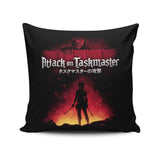 Attack on Taskmaster - Throw Pillow