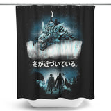 Attack on the Wall - Shower Curtain
