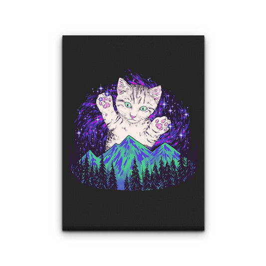 Aurora Meowalis - Canvas Print