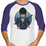 Autumn Raven - 3/4 Sleeve Raglan T-Shirt