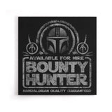 Available for Hire - Canvas Print