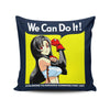 Avalanche Can Do It - Throw Pillow