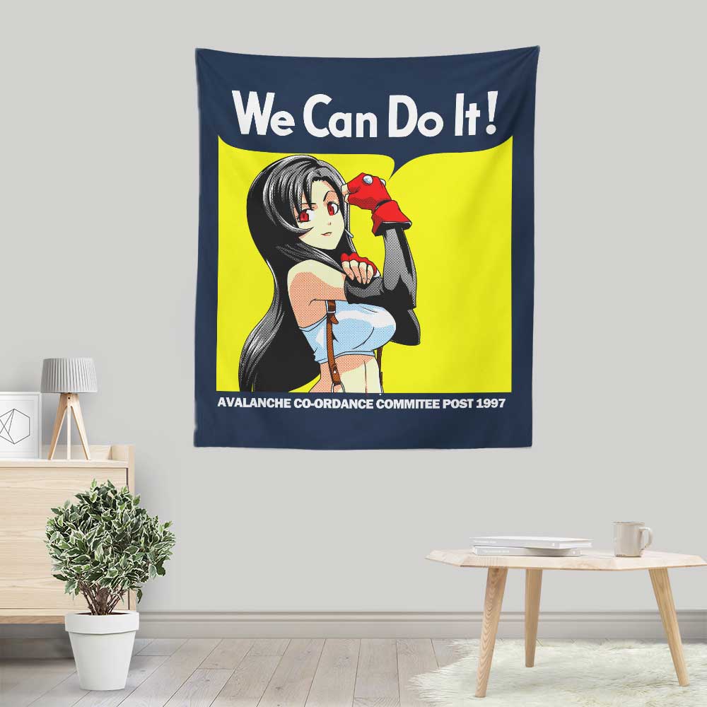 Avalanche Can Do It - Wall Tapestry