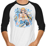 Awakened Hero - 3/4 Sleeve Raglan T-Shirt